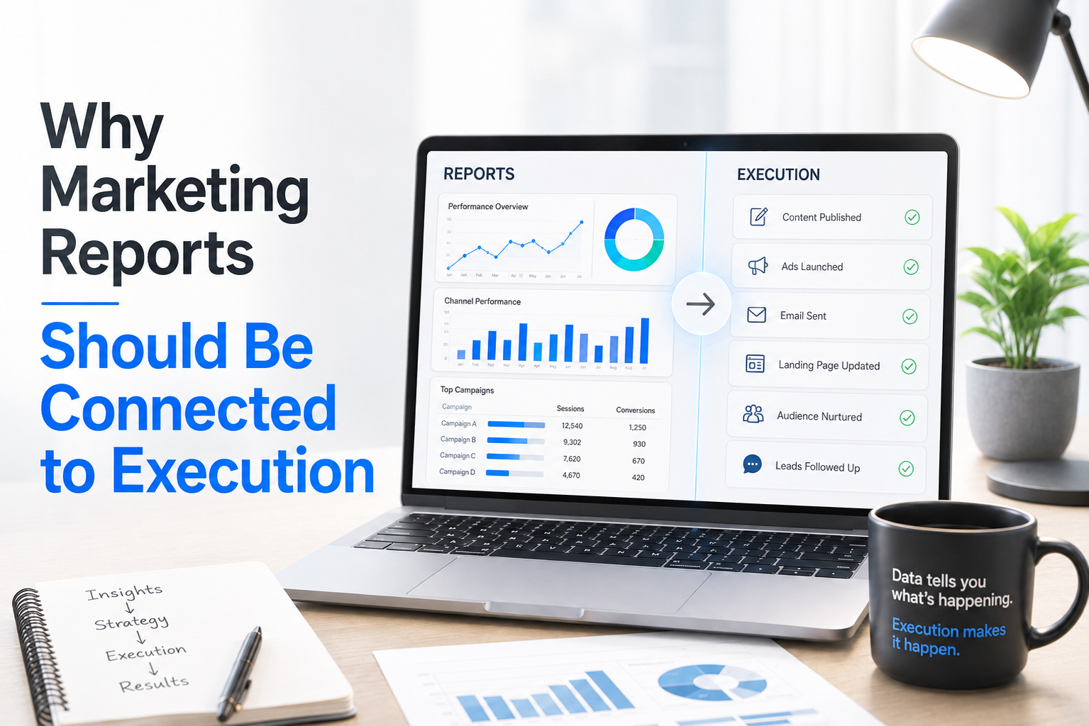 Why Marketing Reports Should Be Connected to Execution