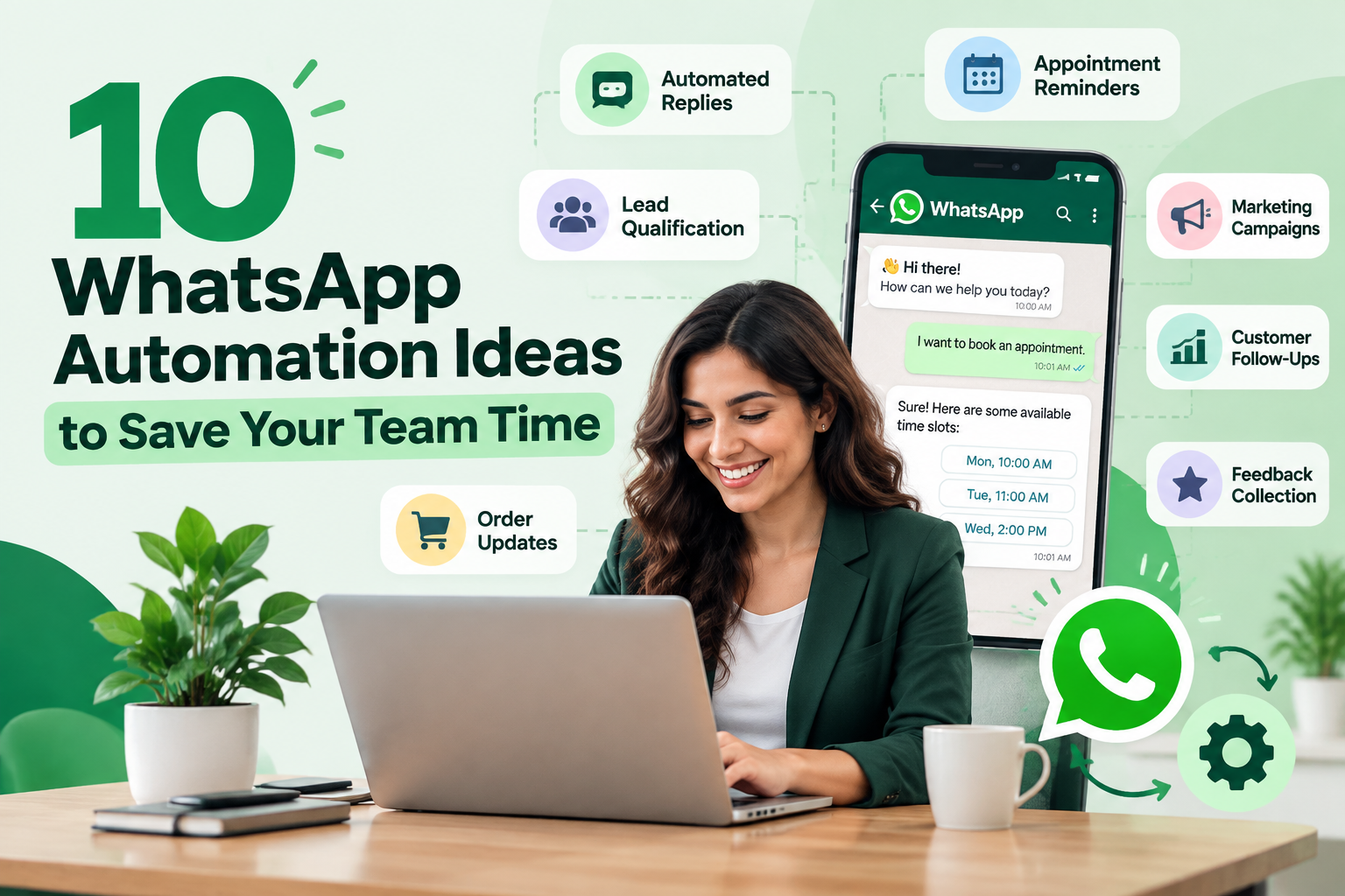 10 WhatsApp Automation Ideas to Save Your Team Time